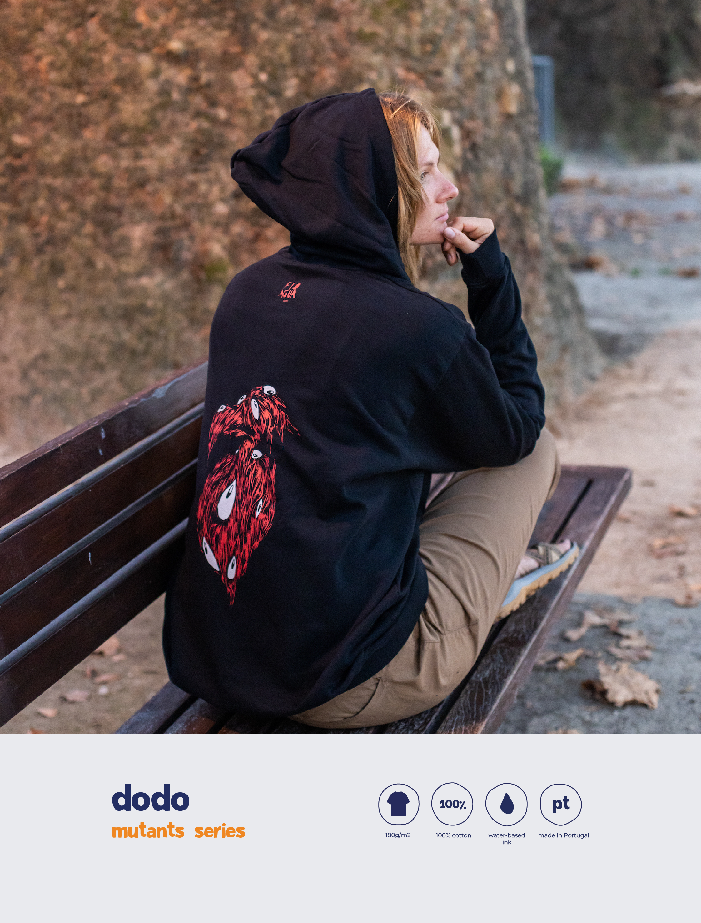 fioAgua - Vendita all'ingrosso Felpa con cappuccio - Unisex - felpa dodo1