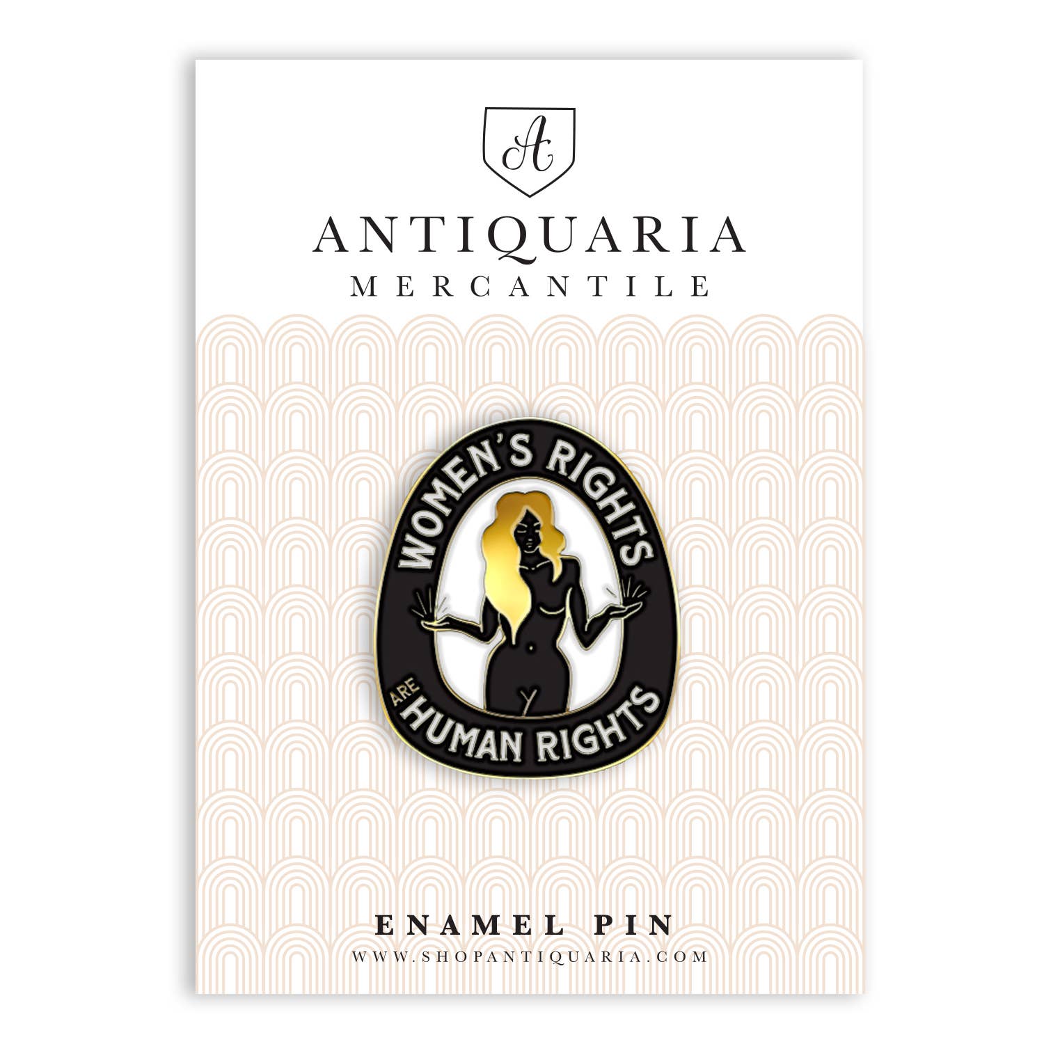 Antiquaria - Wholesale Lapel Pin/Button - Women's Rights Enamel Pin1