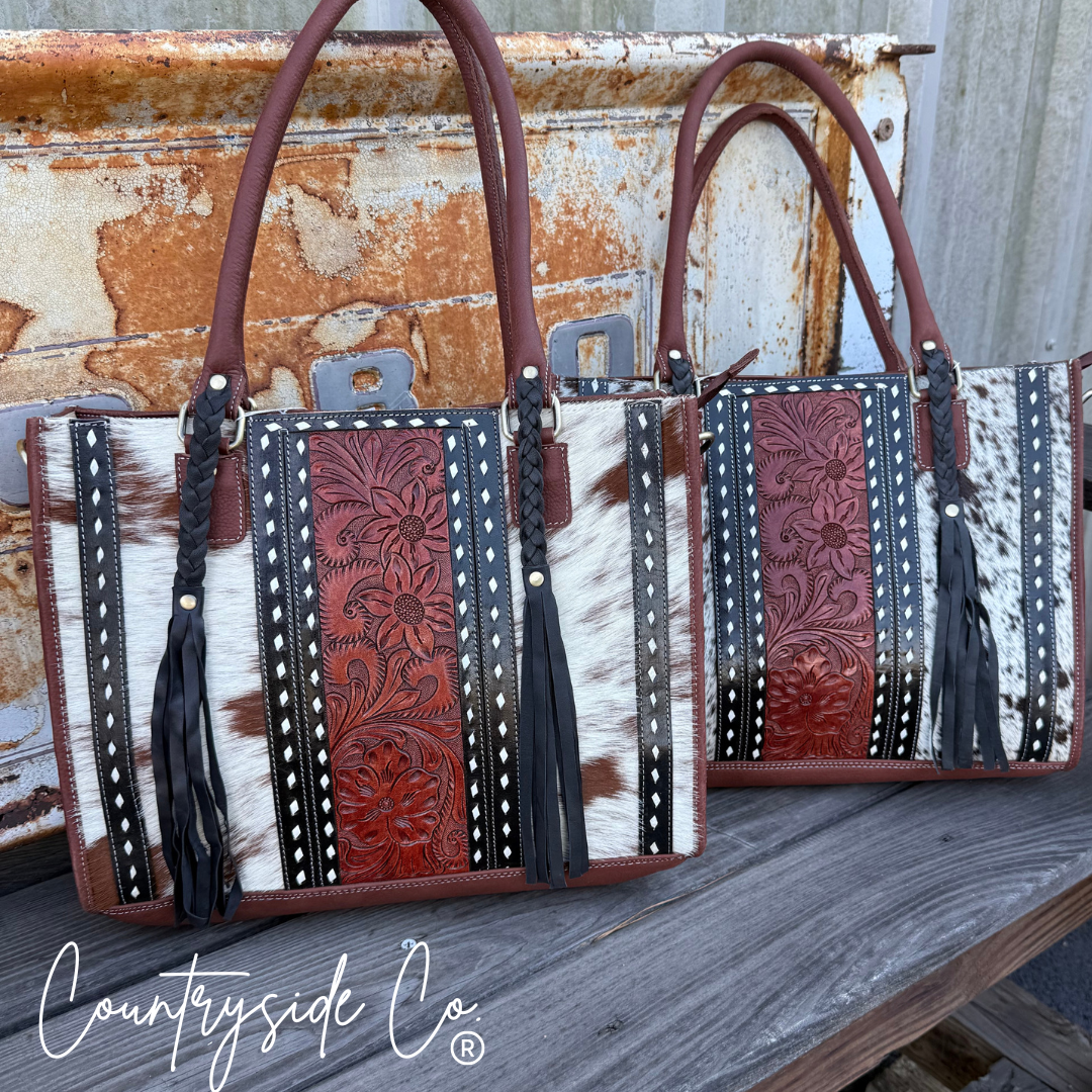 Texas Western Cowhide Bags and More - Wholesale Shoulder Bag - Women's - Primrose Leather Purse0