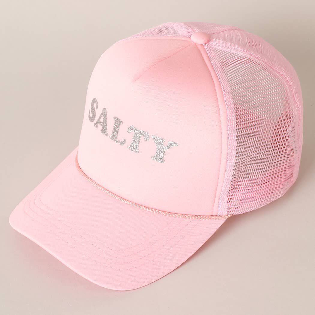Fashion City – Engroshandel Trucker hat - Dame – Glitter SALTY trykt skum Trucker Hat11
