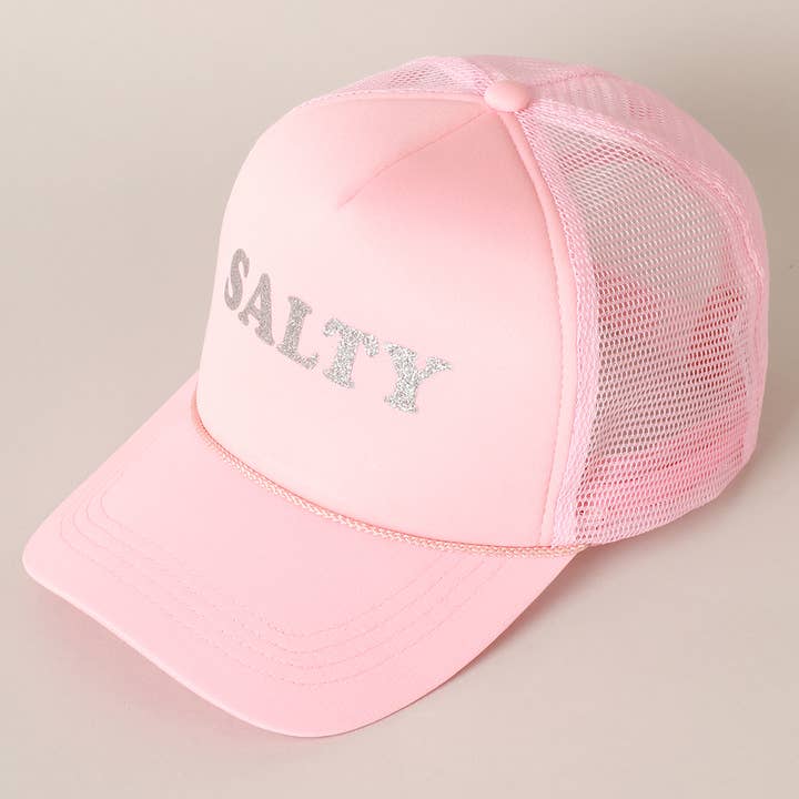 Fashion City – Engroshandel Trucker hat - Dame – Glitter SALTY trykt skum Trucker Hat11