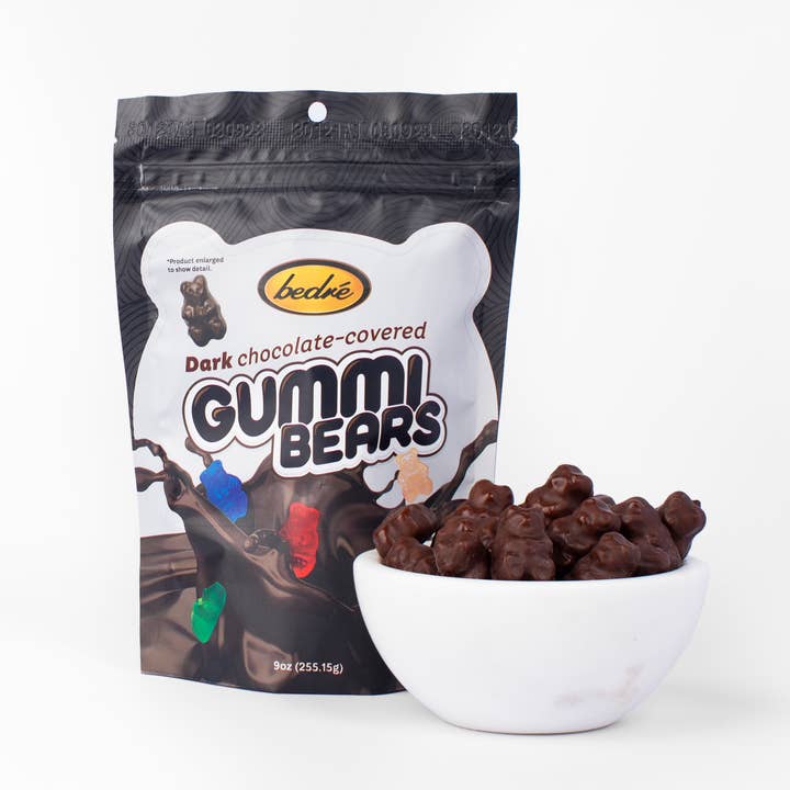 Bedré Fine Chocolate - Wholesale Chocolate Covered Sweets - Dark Chocolate-Covered Gummi Bears2