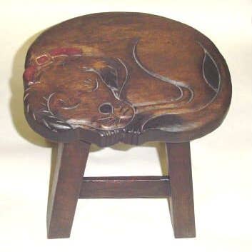 Stool, Sleepy Puppy for wholesale by Sea Island Imports, Inc.