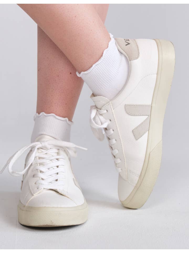 LUCKY HONEY - Wholesale Socks - Women's - Everyday Ruffle Cropped Crew Sock