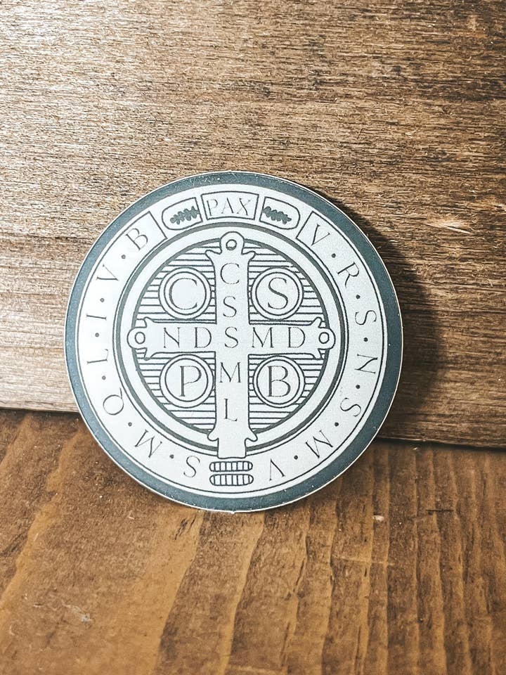 St Benedict Medal Stickers for wholesale by AmeliaAnn Market