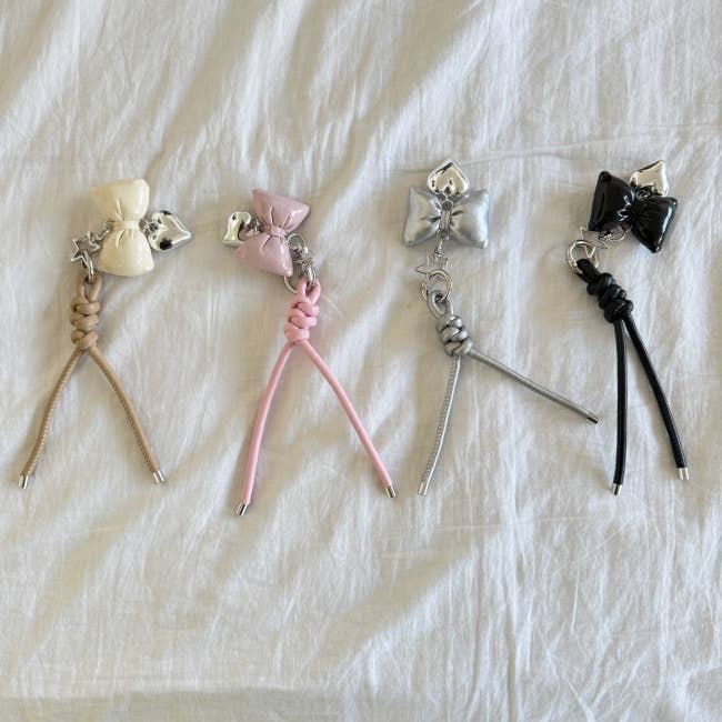 MOND HAUS - Wholesale Keychain - Unisex - Calix Keychain | PU leather rope braided kitschy Ribboncharm3