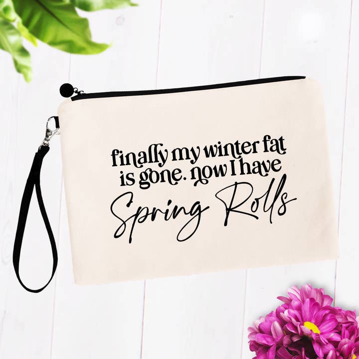 SheMugs - Wholesale Make-up/cosmetic bag - Spring Rolls Funny Makeup Bags