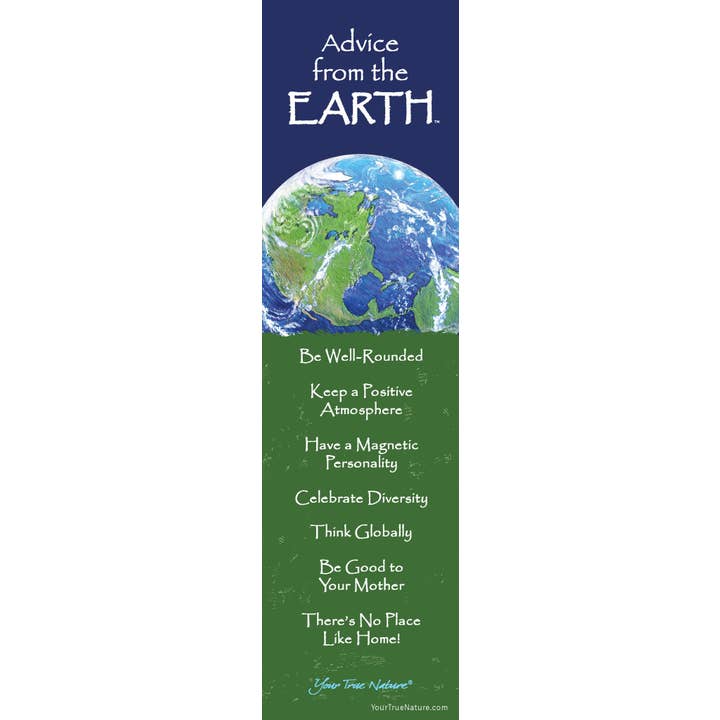 Advice for Life by Your True Nature - Wholesale Bookmark - Advice from the Earth Laminated Bookmark