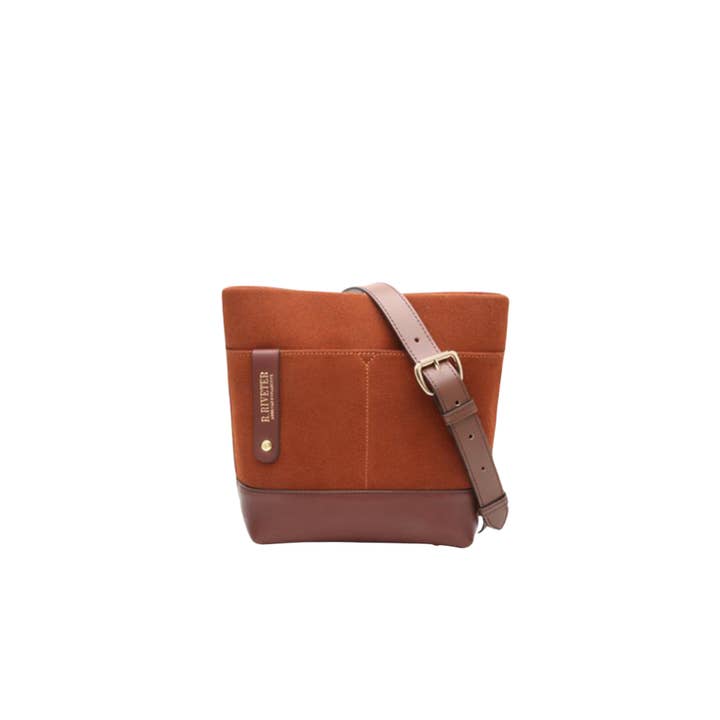 Betsy Bucket Bag | Rust Suede + Brown and other Purchase Wholesale white vinegar spray. Free Returns & Net 60 Terms on Faire trending on Faire.