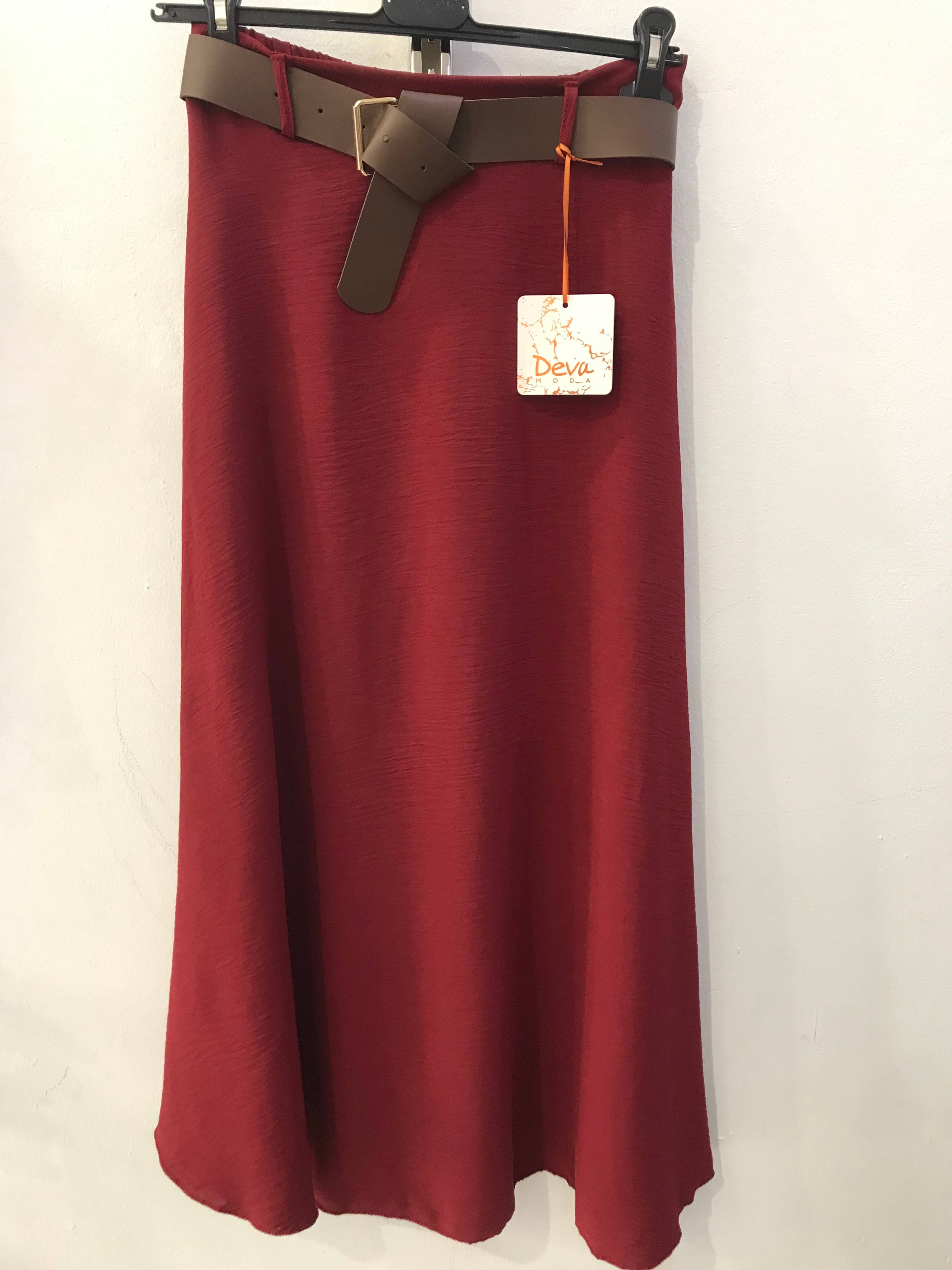 Only Yuan - Wholesale Skirt - Women's - ref 23350 skirt with belt9