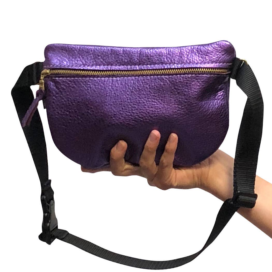 Zina Kao Exclusives - Wholesale Belt Bag - Women's - The Metallic Ruston Hipbag/Crossbody/Sling15