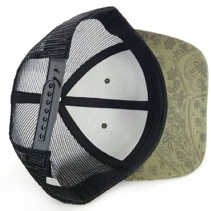 DOBBI - Wholesale Trucker hat – Women’s - CAMBRIDGE PAISLEY MESH TRUCKER HAT7