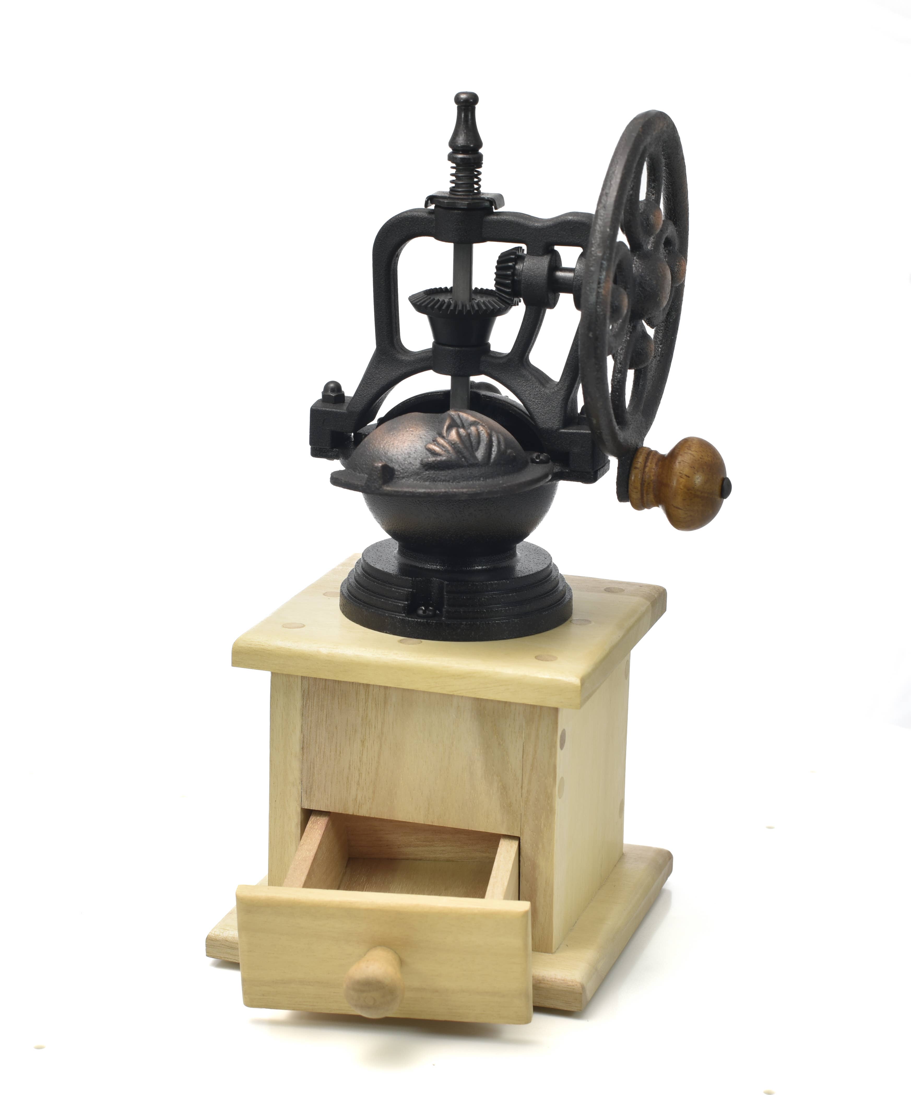 Baroy - Wholesale Coffee Grinder - Nonie Manual Coffee Grinder With Cast Iron Hand Side Crank 6