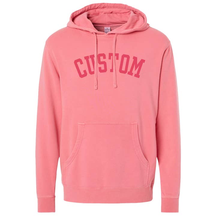 Jupmode - Wholesale Hoodie - Unisex - Custom Puff Print Tone on Tone Hoodie10