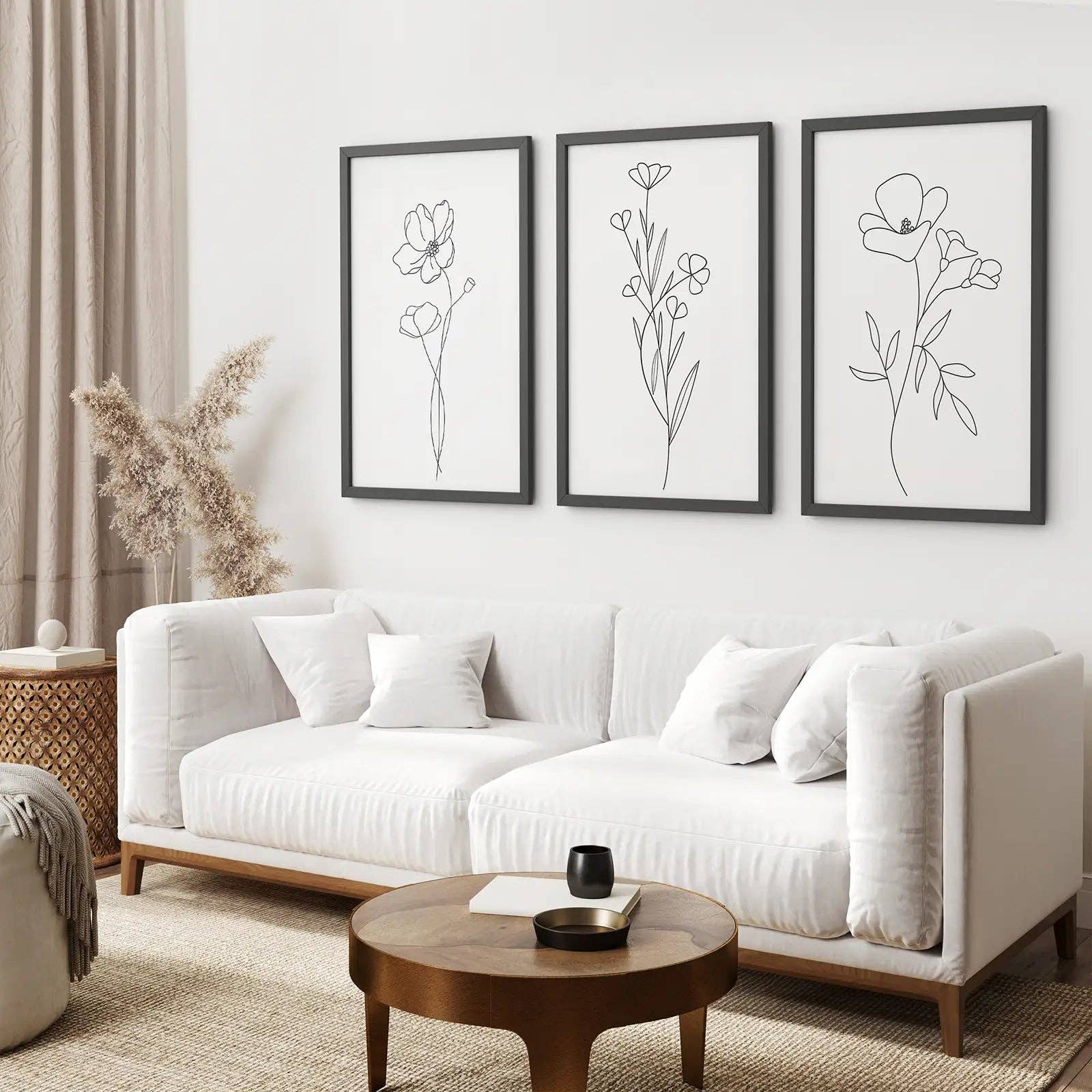 Art Lane - Wholesale Gallery Wall Set - Wildflower Trendy Line Art. Minimalist Wall Decor3
