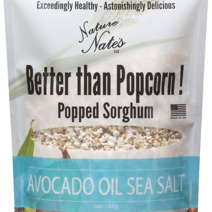 Nature Nate's LLC - Wholesale Popcorn - Popped Sorghum Avocado Oil & Sea Salt