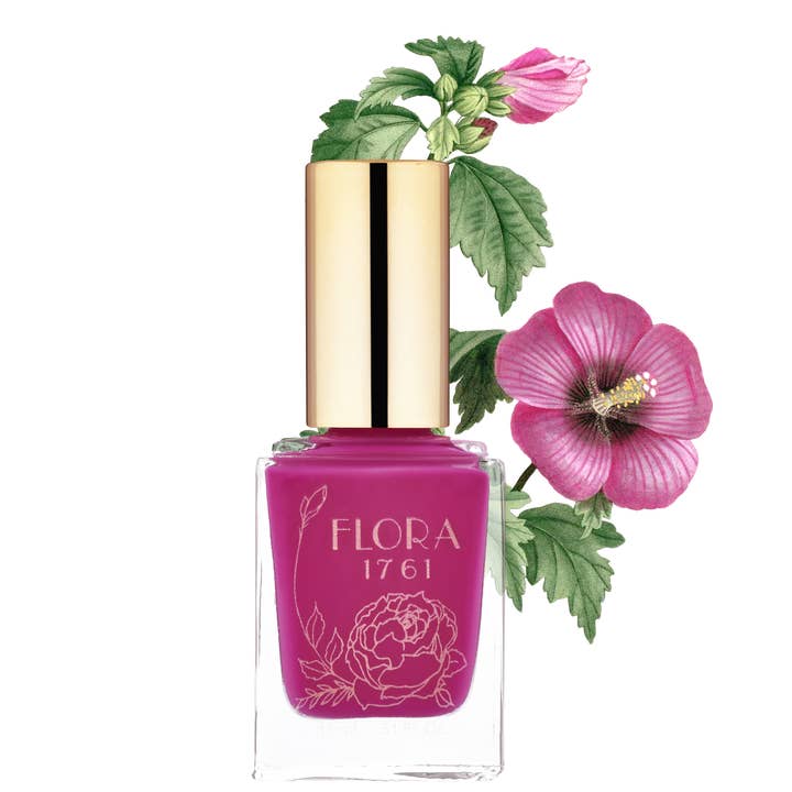Nail Lacquer in Hibiscus for wholesale by Flora 1761
