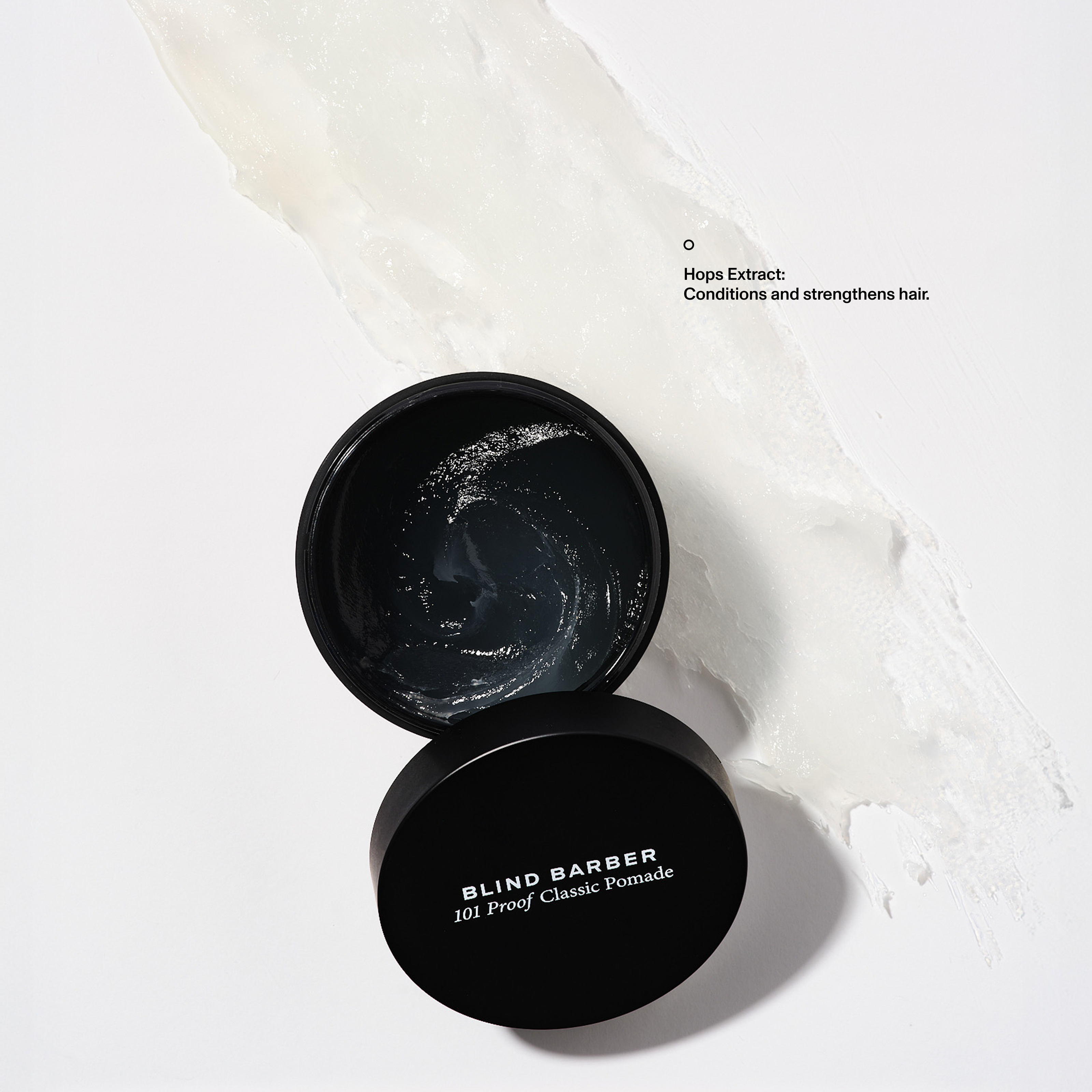 Blind Barber - Vente Pommade pour cheveux – homme - 101 Preuve Pommade Classique2