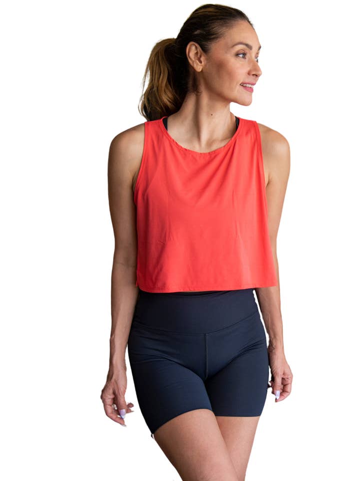 Sentez le Flow Tech Crop pour la vente par Perspective Fitwear