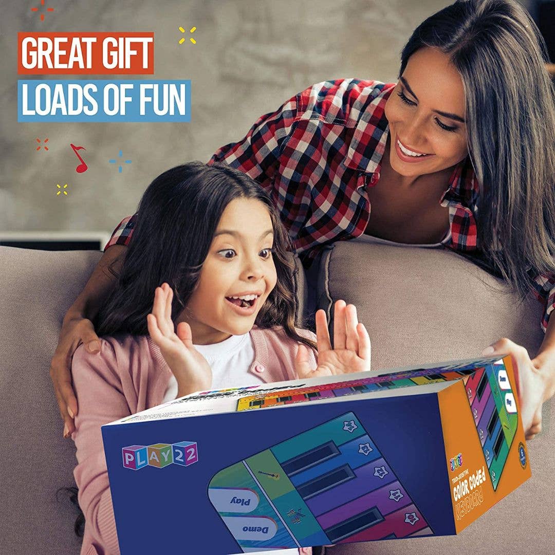 Play22 - Wholesale Musical Toy - Kids & Baby - 6 ft. Floor Piano Mat for Toddlers - Giant Piano Playmat5