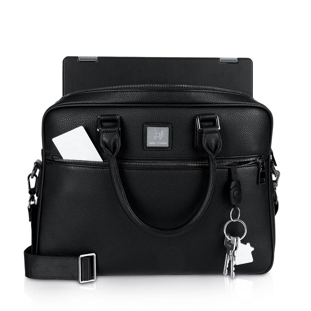 James Hawk - Wholesale Laptop Bag - Men's - Briefcase Laptop Bag with RFID Protection & Shoulder Strap1