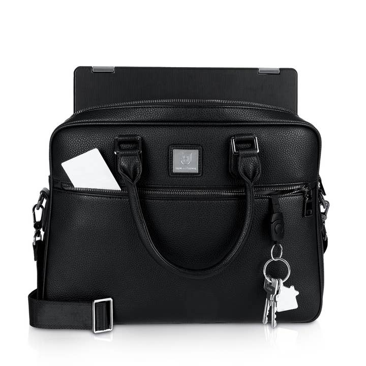 James Hawk - Wholesale Laptop Bag - Men's - Briefcase Laptop Bag with RFID Protection & Shoulder Strap1