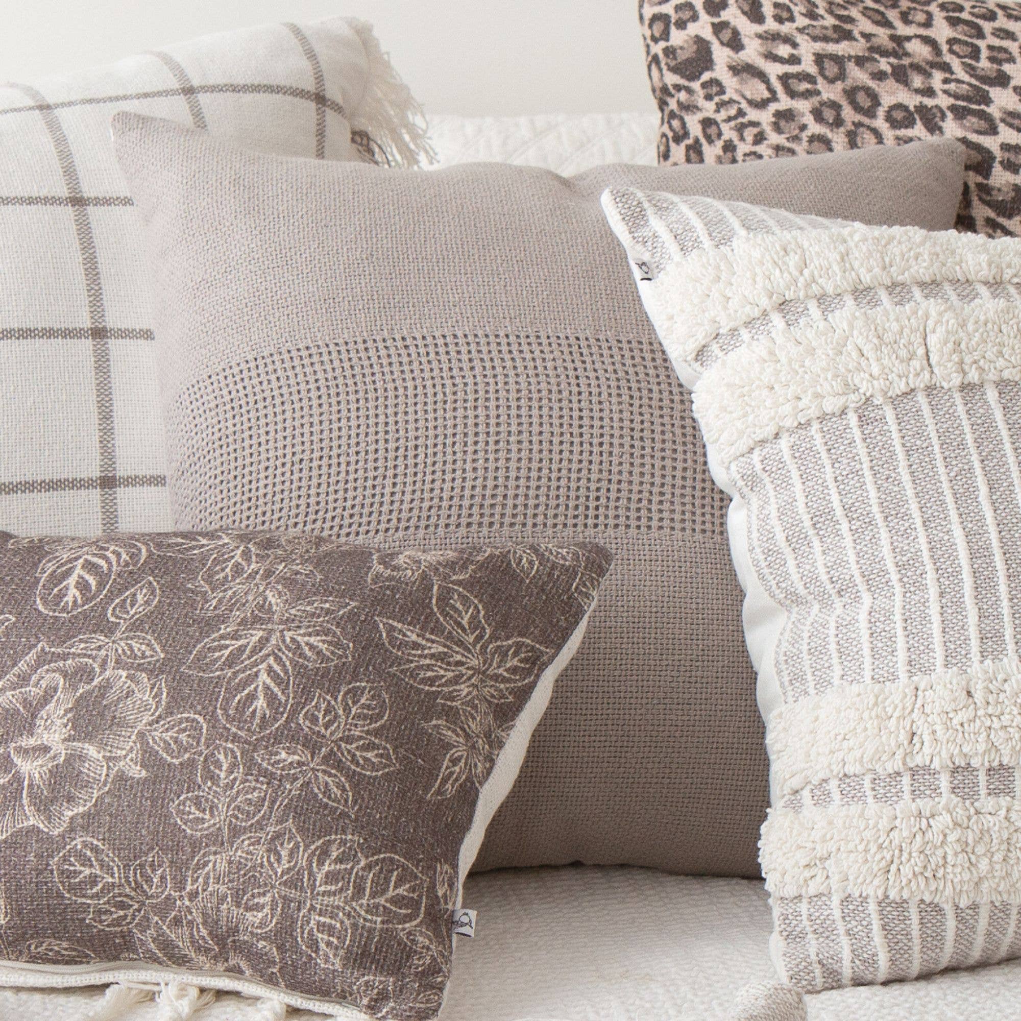 Tajik  Home  LLC - Wholesale Throw Pillow Cover - Lennox Woven Textured Pillow Cover –Soft, Stylish Decorative21