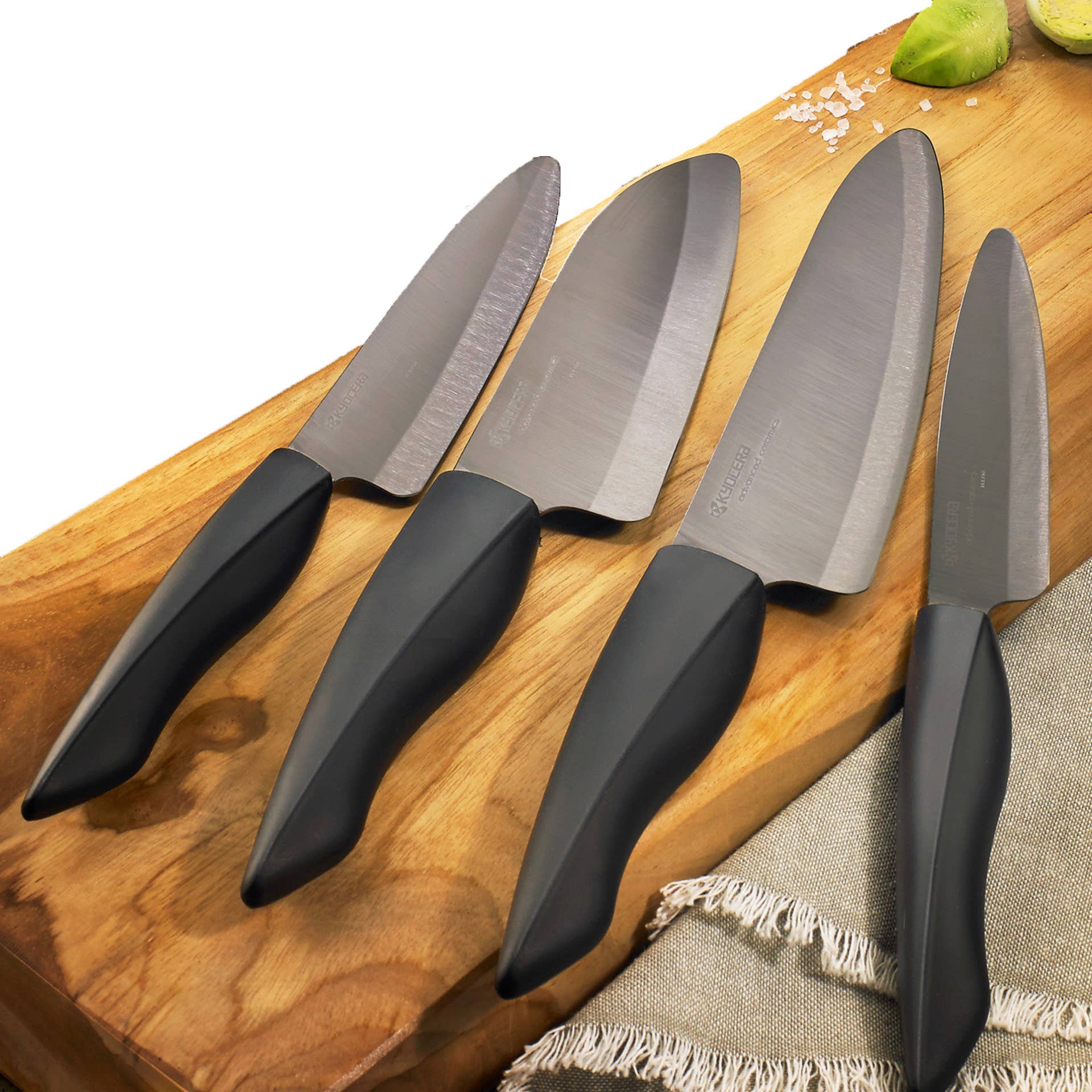 Kyocera International, Inc. - Wholesale Knife Set - INNOVATIONBLACK® 4-PIECE CERAMIC KITCHEN KNIFE SET4