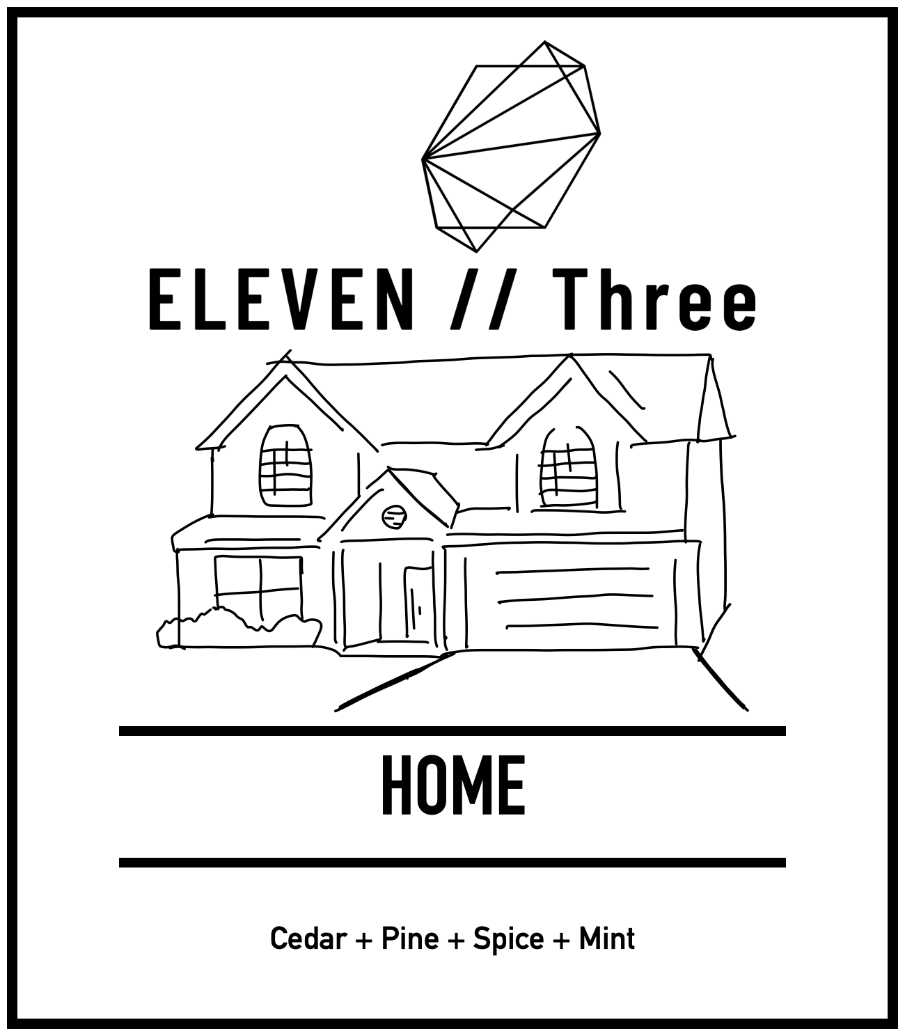 ELEVEN//Three – Engroshandel Glaslys – HJEM Cedertræ Fyrretræ Krydderi Mynte Soja Glaslys3