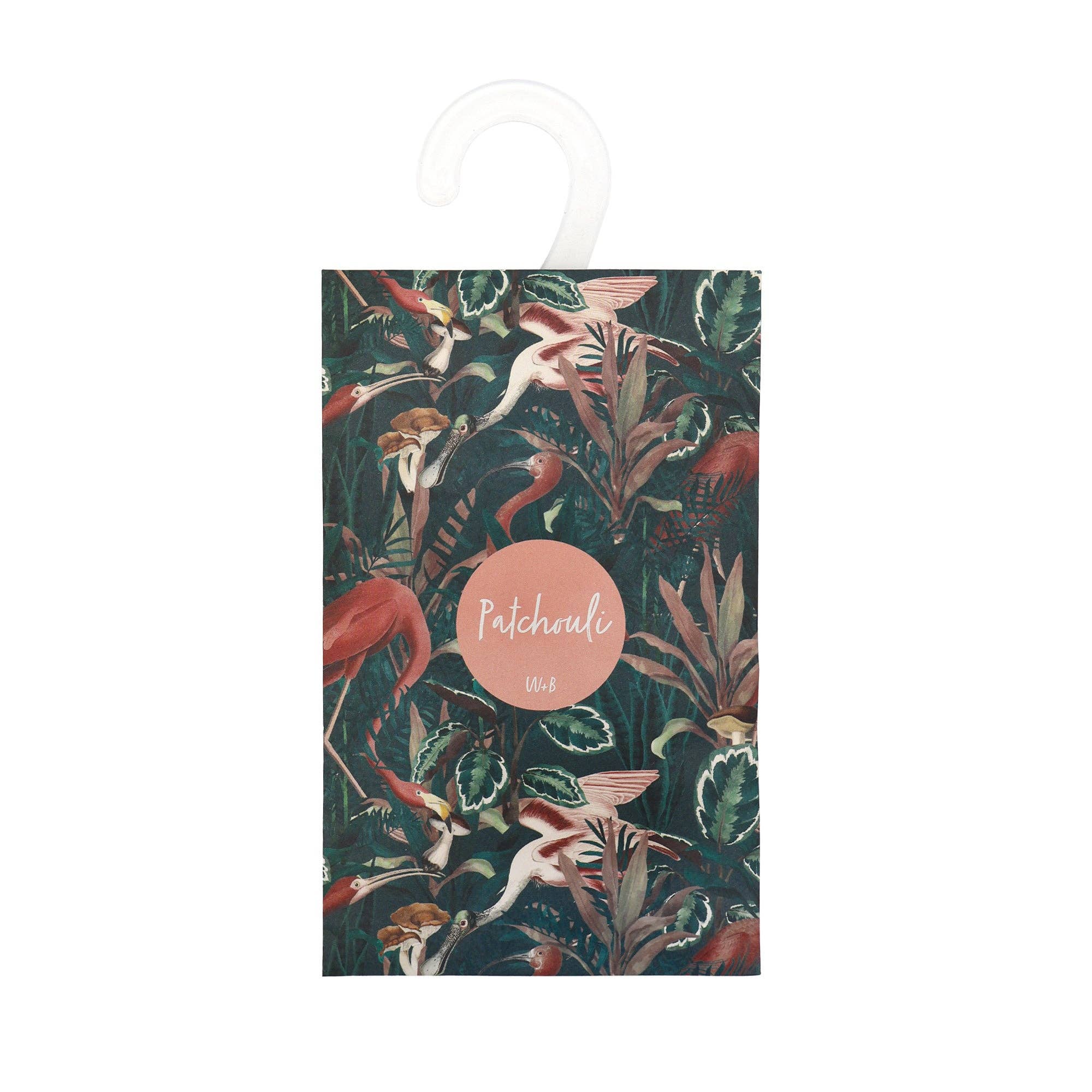 Robert Frederick Ltd – wholesale Sachet – Willow and Belle Scented Hanging Sachet - Set of 4 Patchouli - Jungle Green Design2