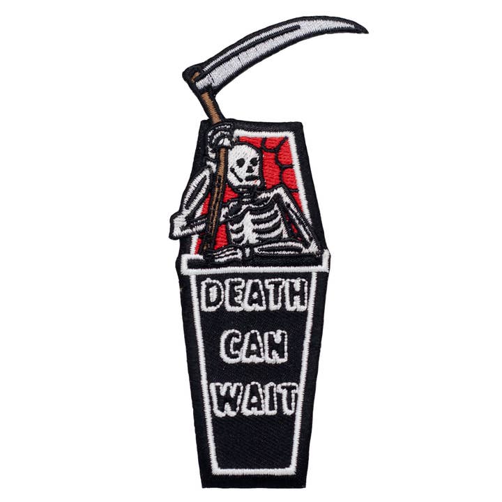Patch "La mort peut attendre" pour la vente par Inner Decay