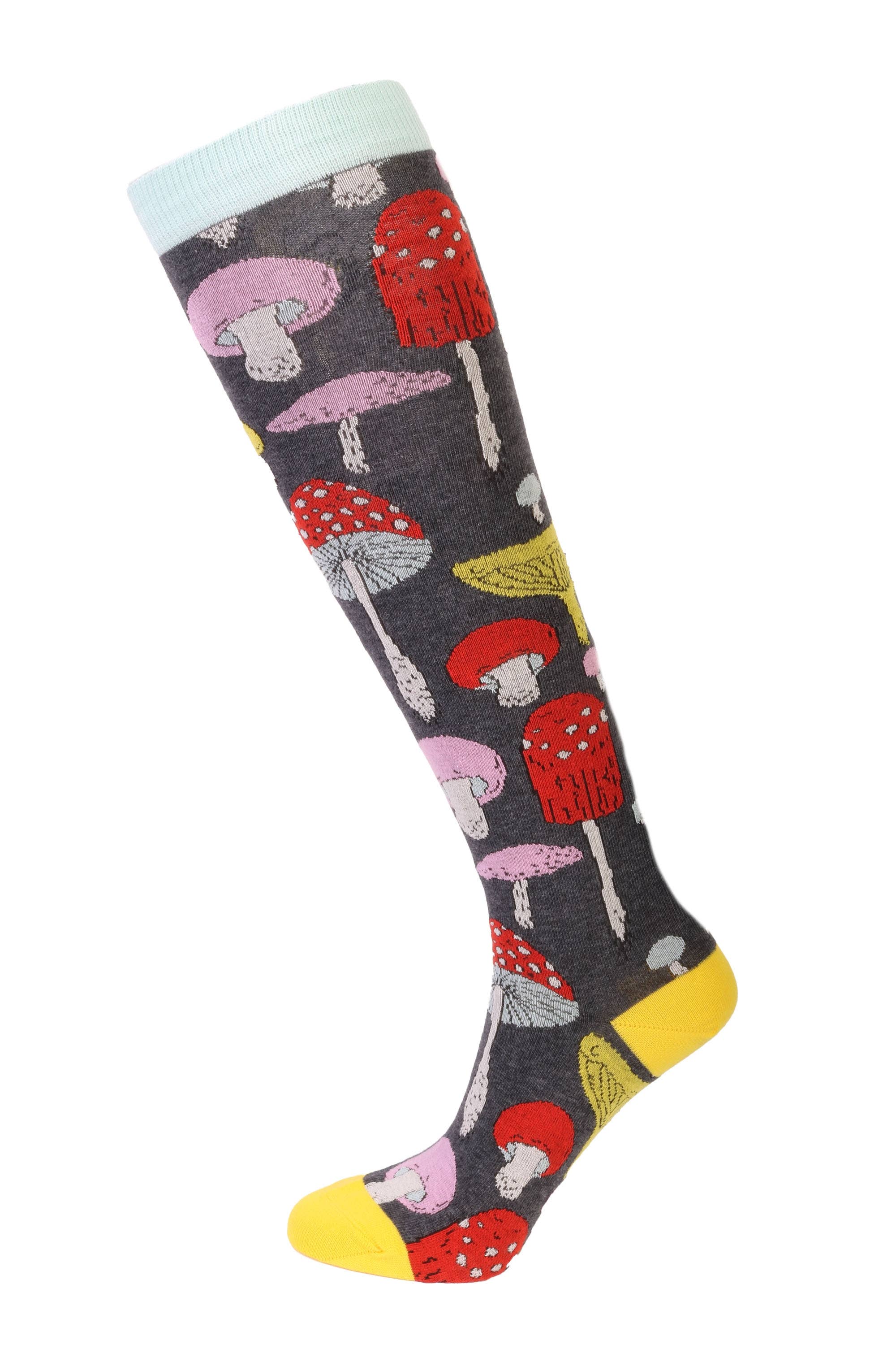 Sokisahtel I BestSockDrawer - Wholesale Socks - Women's - WOODSTOCK mysterious mushroom knee-highs0