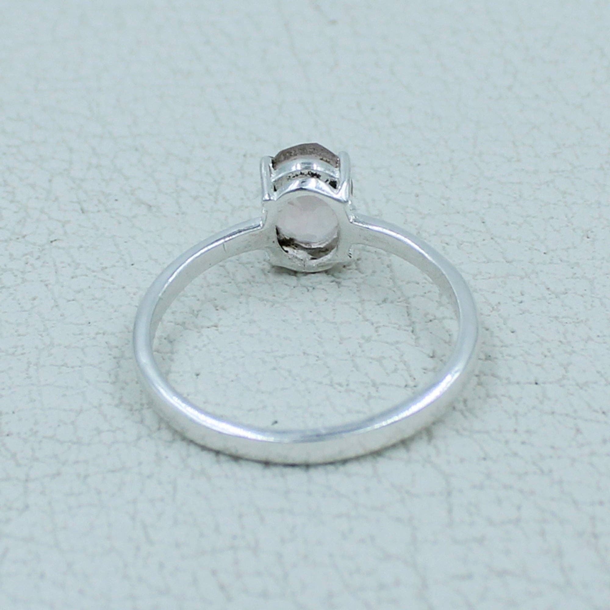 Silvex Jewelry – wholesale Single stone/solitaire ring – Garnet Minimalist Ring 925 Silver Birthstone Gift Jewelry8