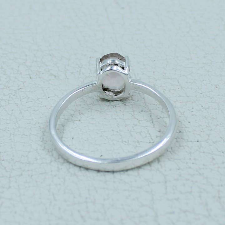 Silvex Jewelry - Wholesale Single Stone/Solitaire Ring - Garnet Minimalist Ring 925 Silver Birthstone Gift Jewelry8