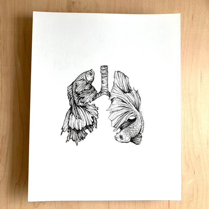 Respirez pour la vente par Ink By Olivia