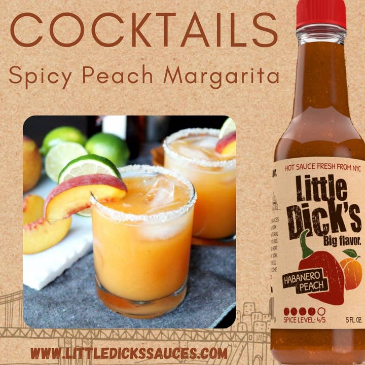 Little Dick's Sauces - Vendita all'ingrosso Salse piccanti - Salsa piccante alla pesca Habanero Little Dick's - Confezione piccola7