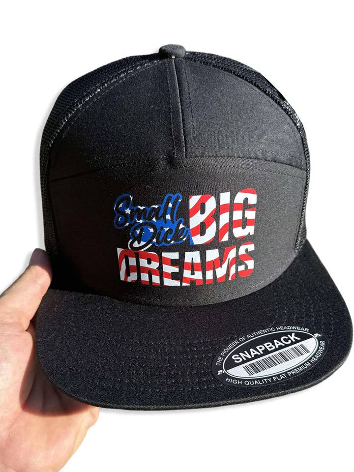 Big Dreams 7 Panel Snapback for wholesale by Luckless Outfitters
