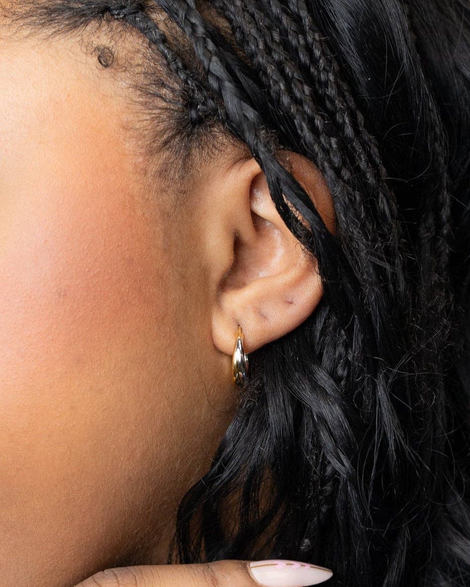 Belinda Jewelz - Wholesale Hoop Earrings - Juna Mixed Metal Hoops1