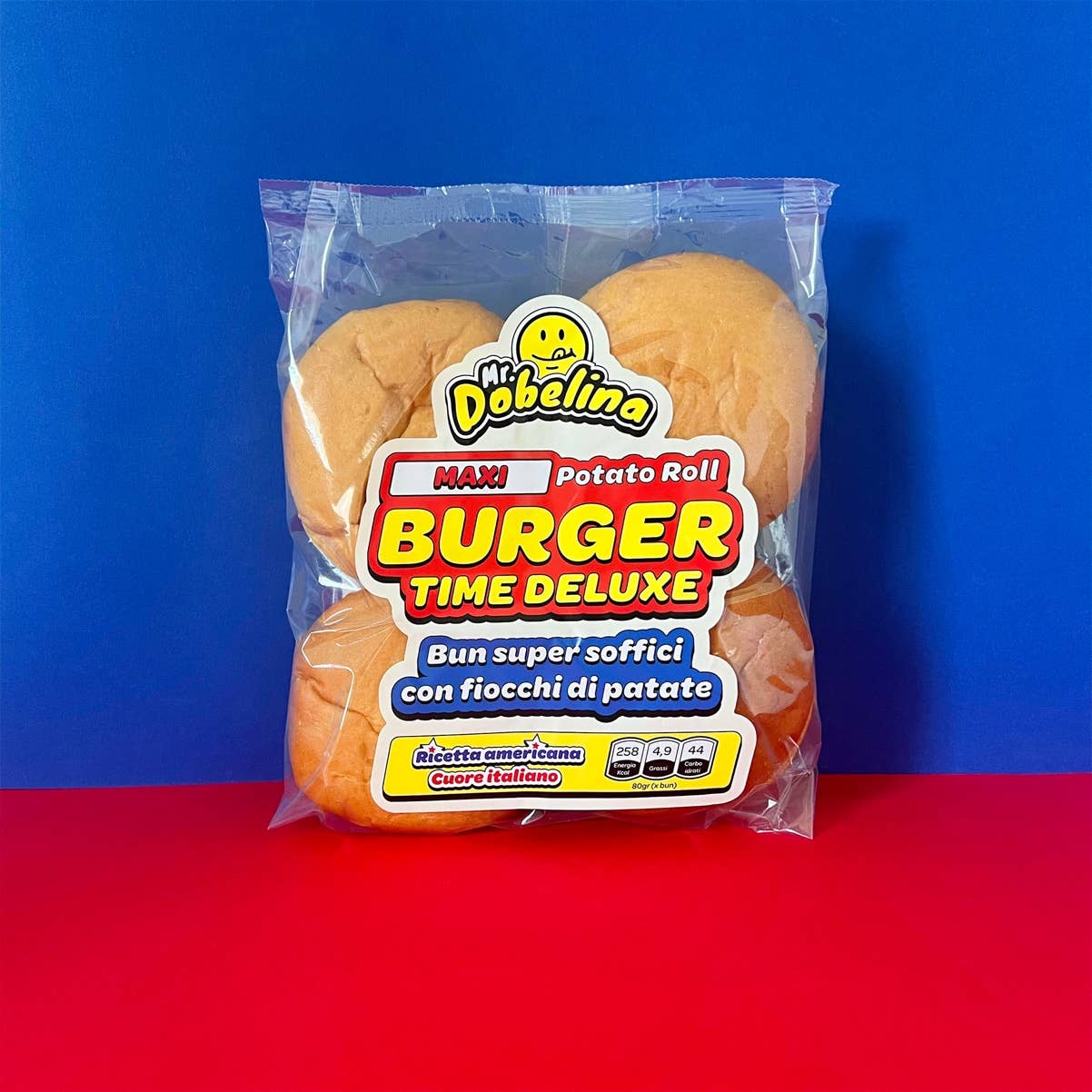 Mr.Dobelina - Wholesale Bread/Tortilla - Original Potato Roll Classic Recipe Burger Buns - 80g Maxi
