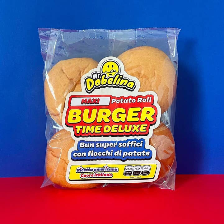 Original Potato Roll Classic Recipe Burger Buns - 80g Maxi for wholesale by Mr.Dobelina