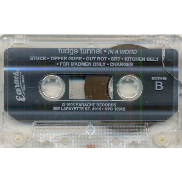 Real Retro - Wholesale Music accessory - FUDGE TUNNEL In A Word Sealed Music Cassette3