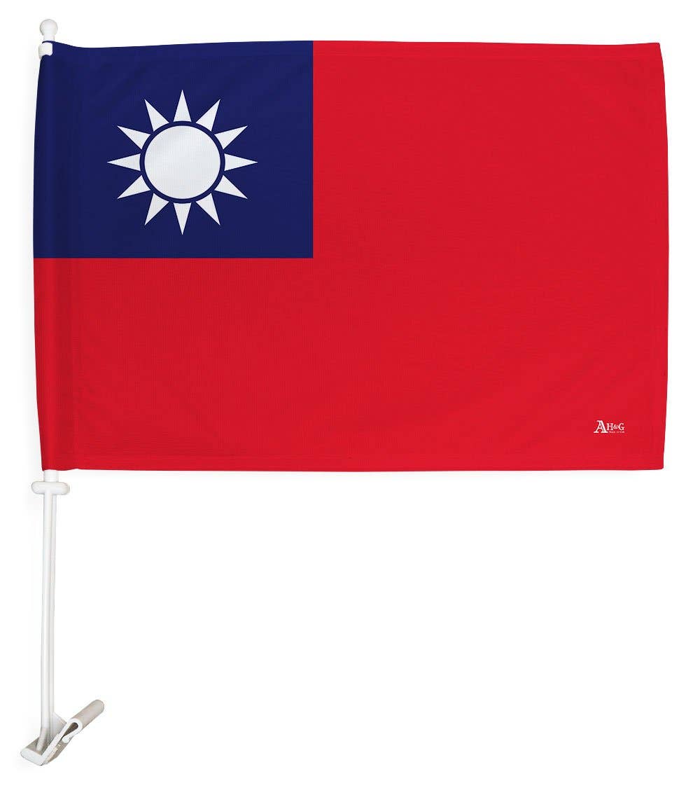 Two Group Flag Co - Vendita all'ingrosso Bandiere - Bandiera per auto nazionalità regionale di Taiwan0