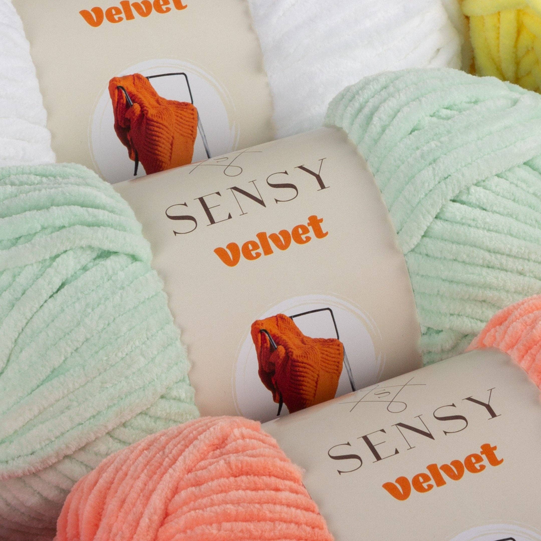 Sensy - Wholesale Yarn - Sensy Velvet Yarn, Blanket Yarn, 3.5 oz, 132 Yards, Gauge 5 Bulky40
