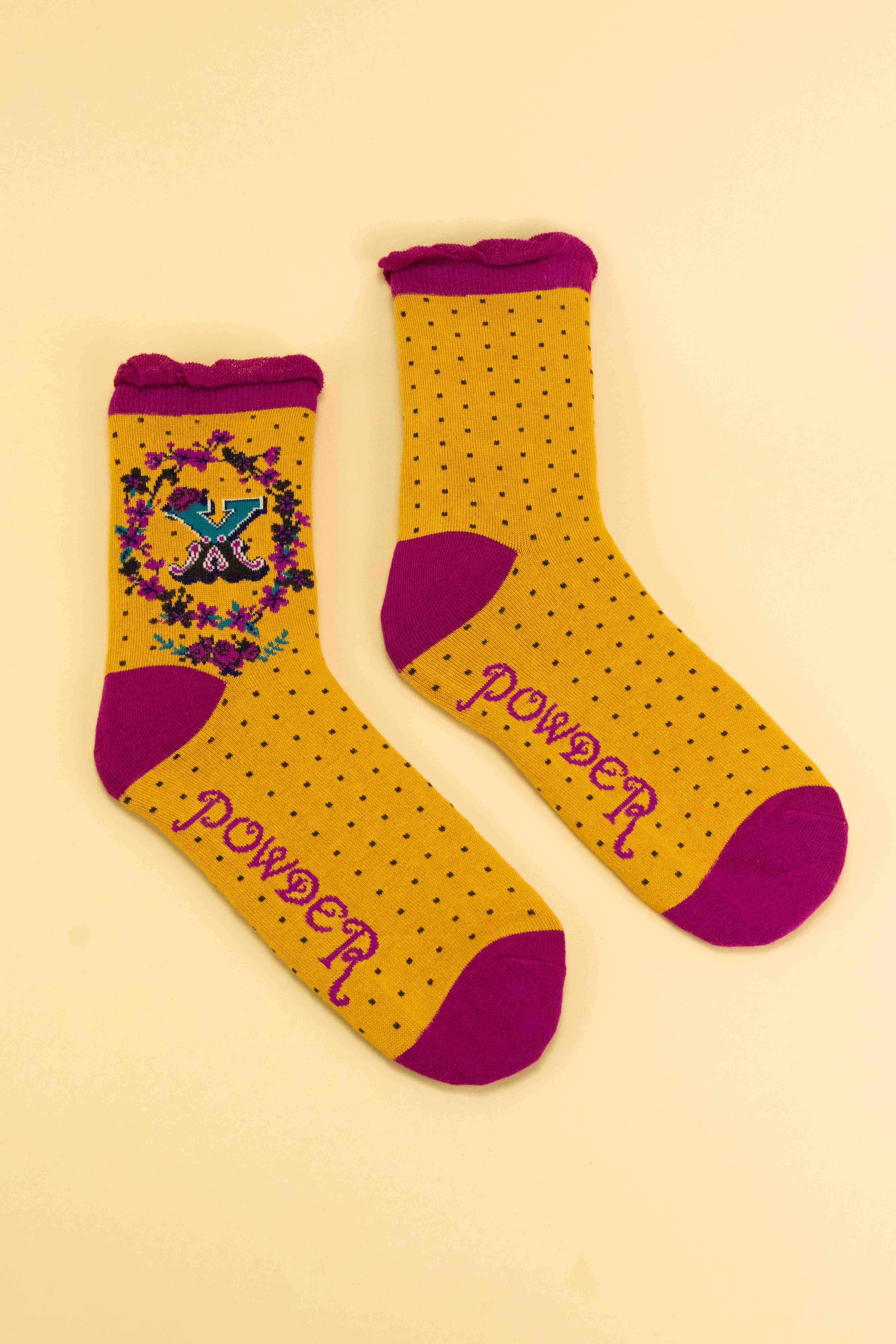 Powder Design - Europe - Wholesale Socks - Women's - Letter Ankle Socks74