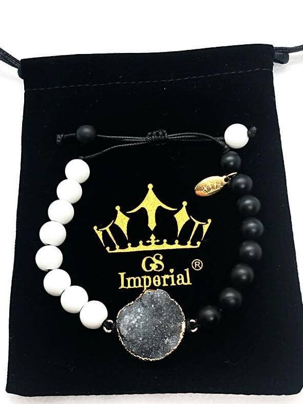 GS Collection® Pulsera de Mujer de Piedra Natural con Cuentas de Ágata para venta al por mayor de GS Imperial®