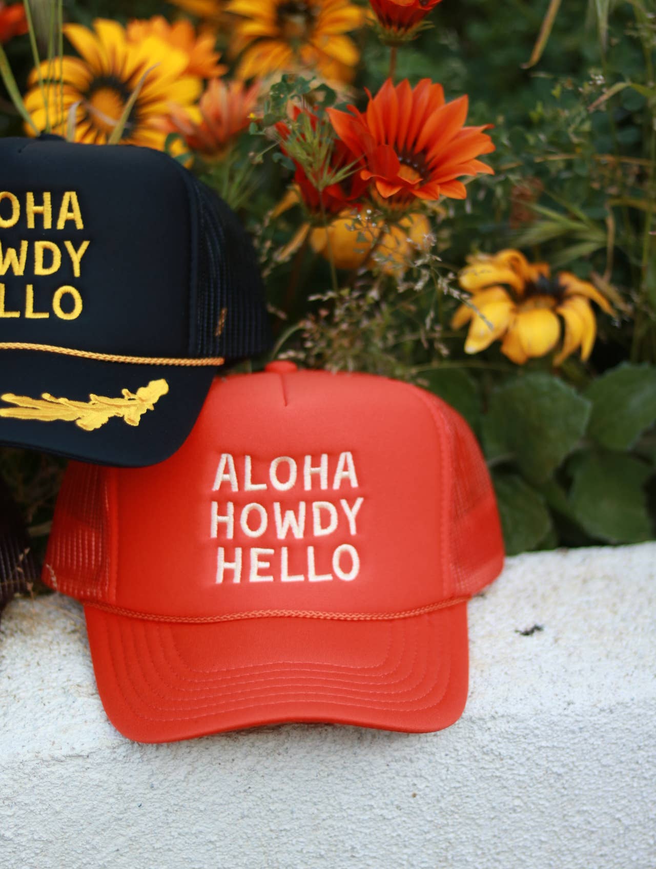 Electric label - Wholesale Trucker Hat - Unisex - Aloha Howdy Hello Trucker hats3