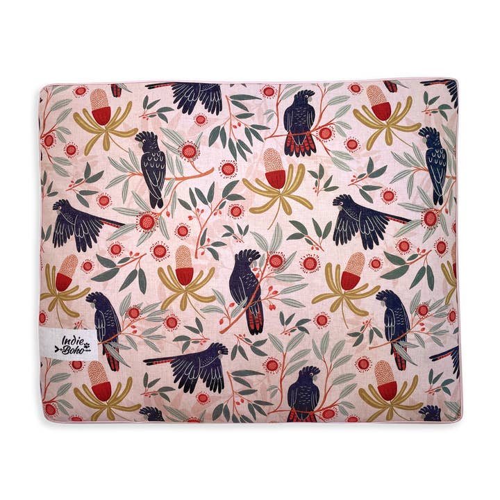 Sunset Cockatoo – XXL Dog Bed for wholesale by Indie Boho