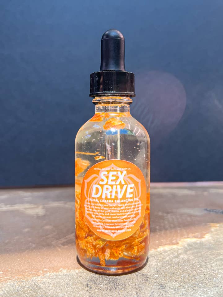 Sex Drive (Sacral Chakra Balancing Oil) for wholesale by Crystal Bar Soap