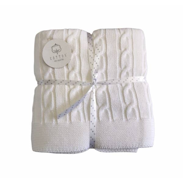 Cotton Socks - Vendita all'ingrosso Coperta - Bambini e neonati - Coperta per neonato a trecce REF:163 (Autunno/Inverno)8