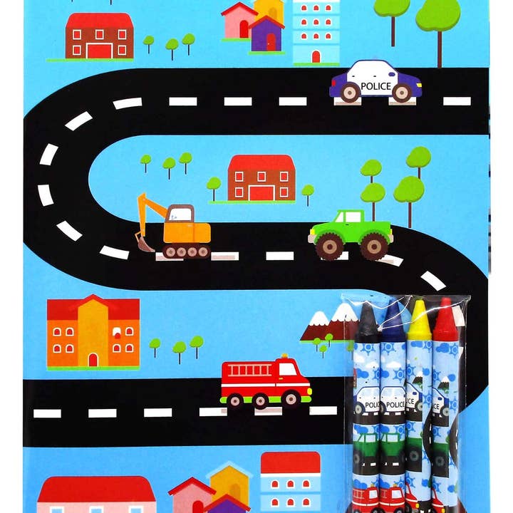 Tiny Mills - Wholesale Coloring & Activity Book - Kids & Baby - Transportation Vehicles Train and Construction Coloring Book3